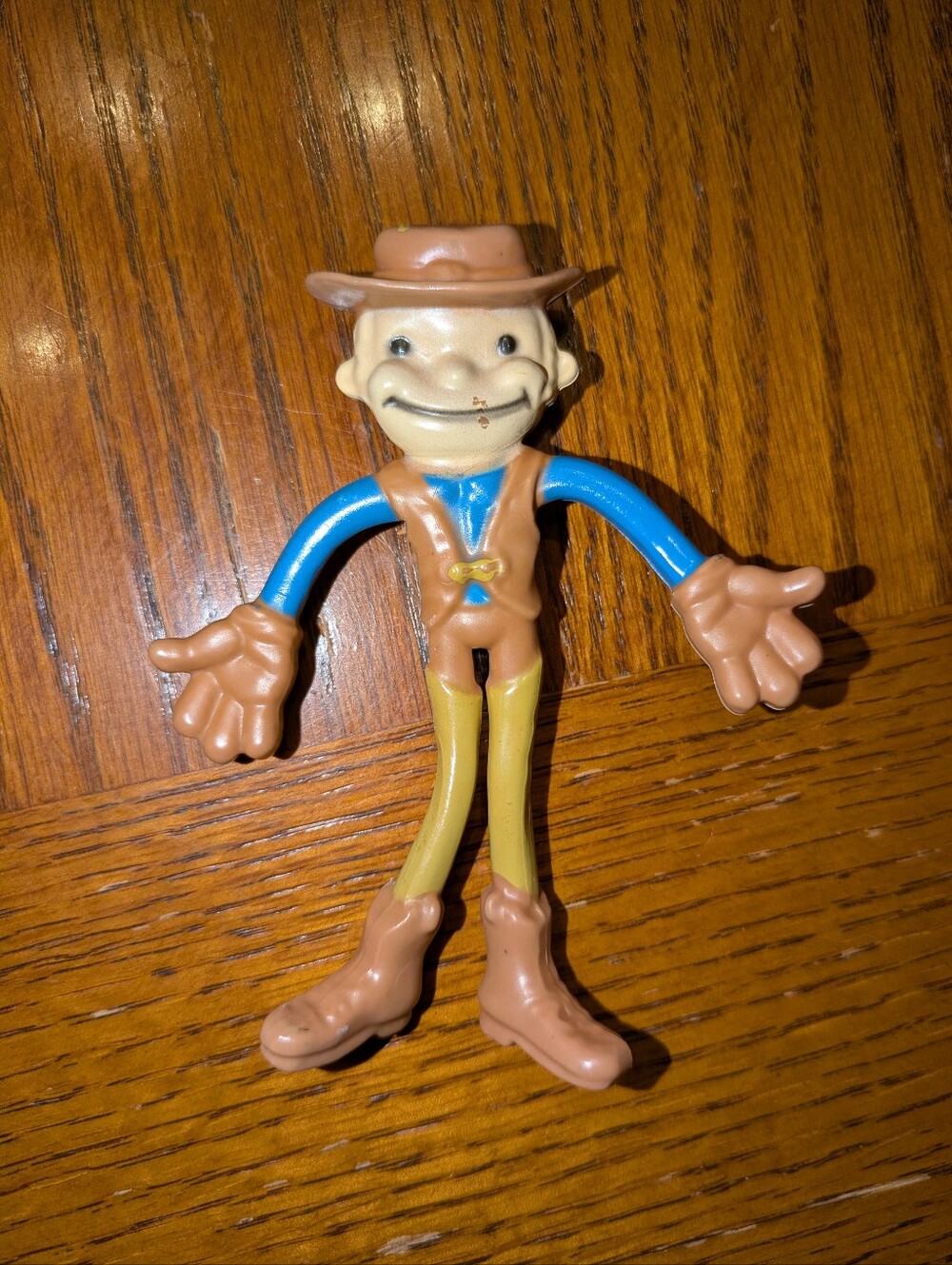 Bendy Posable Cowboy Action Figure Toy